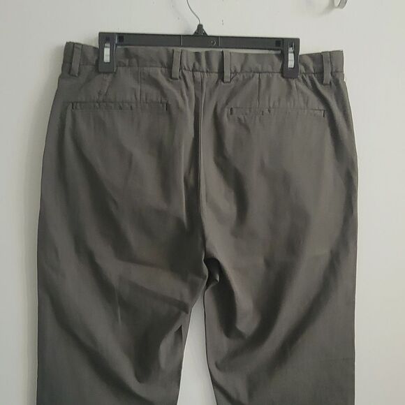 Theory Men's Blake Patton Slim Fit chino Pants size 33 Olive Green - Picture 3 of 13